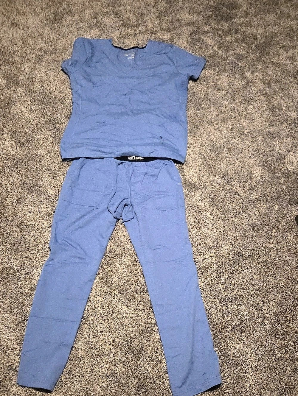 Grey's Anatomy Active Blue Scrub Set